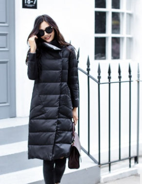 Duck Down Long Women Warm Winter puffer Jacket