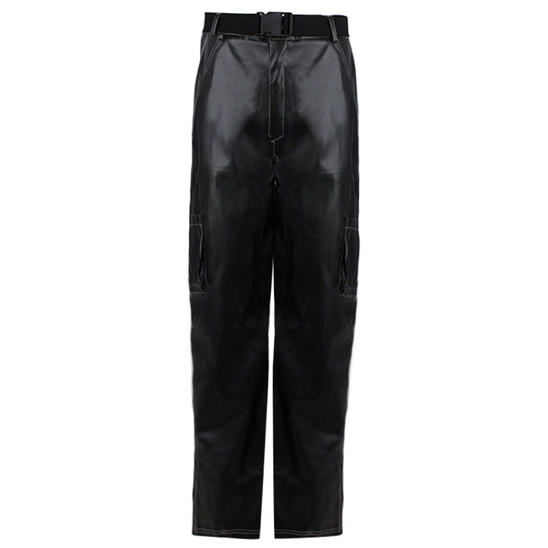 Women With High Waist Straight Trousers