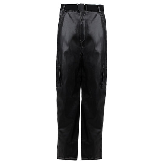 Women With High Waist Straight Trousers