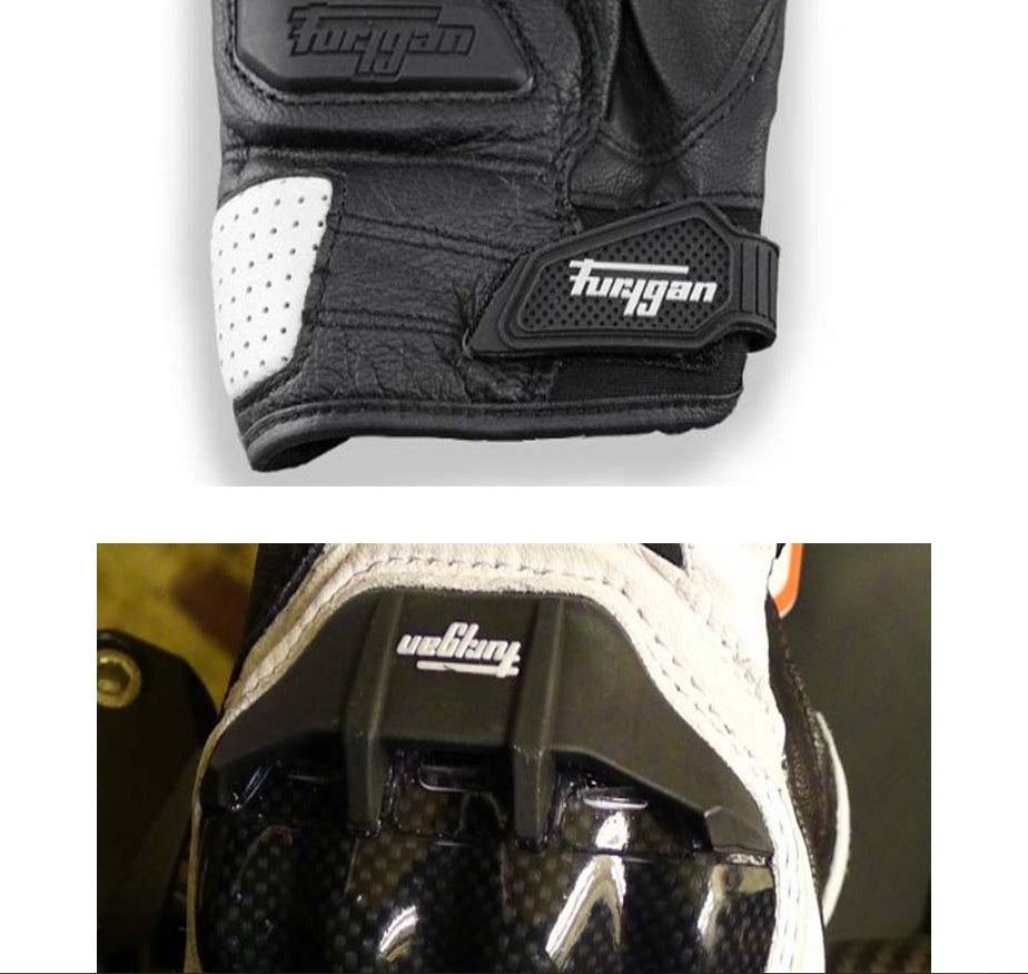 Motorcycle Locomotive Equipment Knight Carbon Fiber Leather Windproof Men and women Four Seasons Anti-fall Off-road Racing Riding Gloves