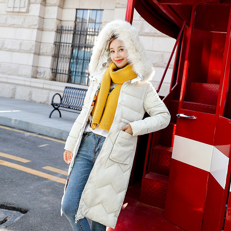 Women wear mid-length cotton jacket on both sides
