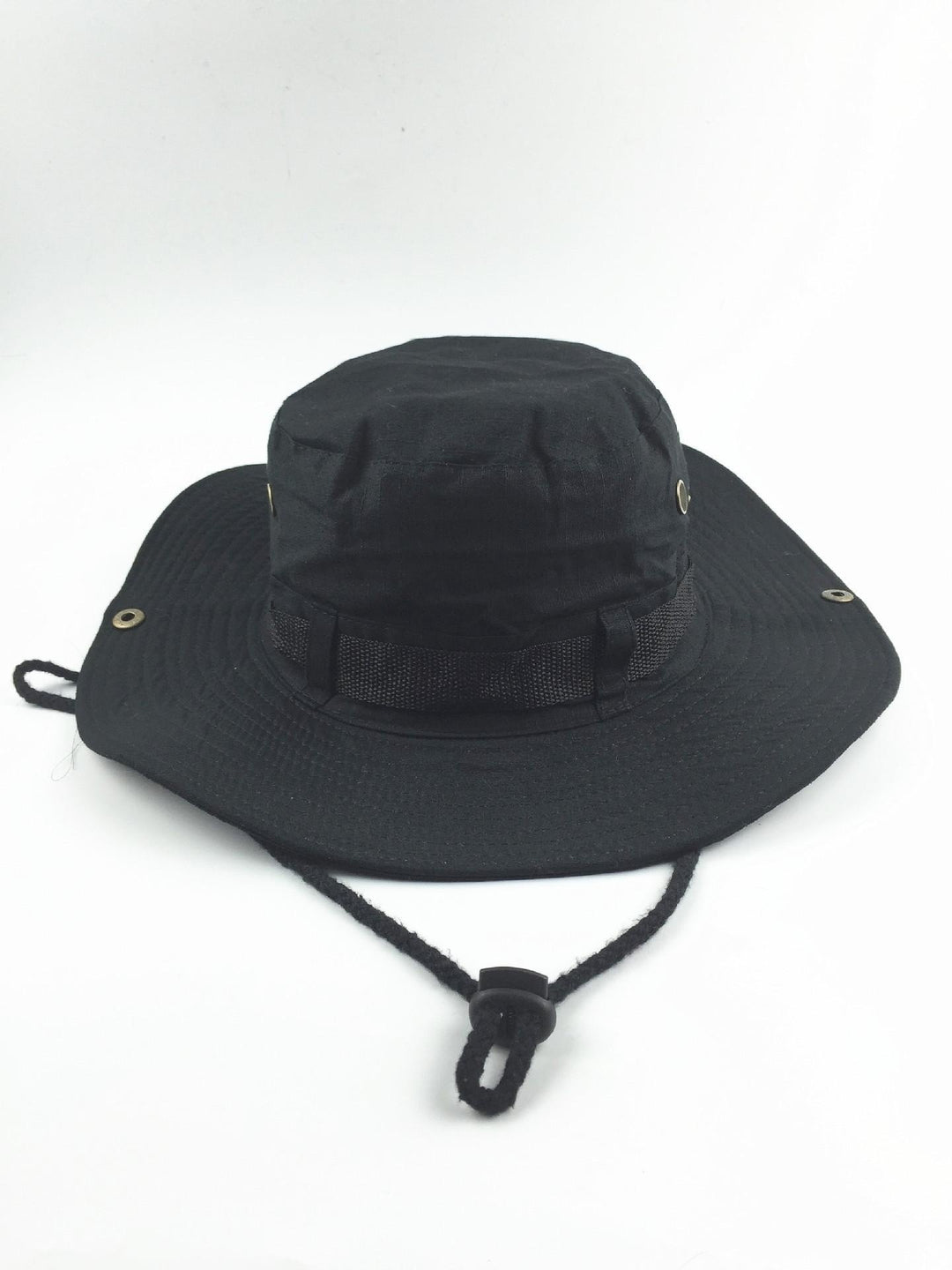 Boonie Hat Beige Broad-brimmed Hat Checked Cloth Men Women Mountaineering Outdoor Double-sided