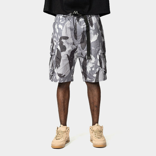 Camouflage Shorts For Men Overalls Loose Trendy Casual