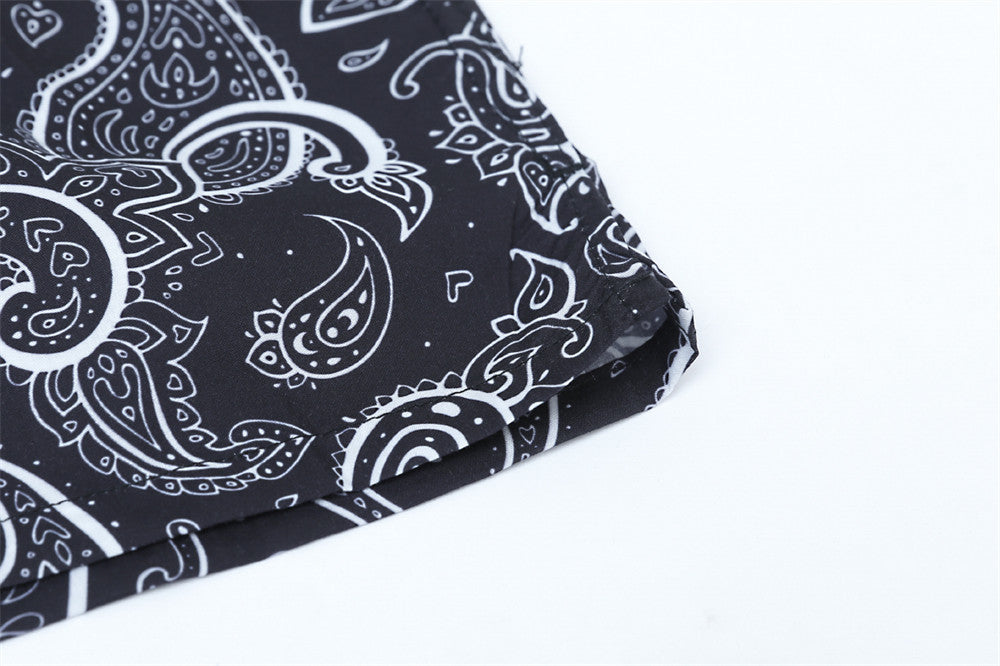 Fashion Paisley Full Printed Shorts Men