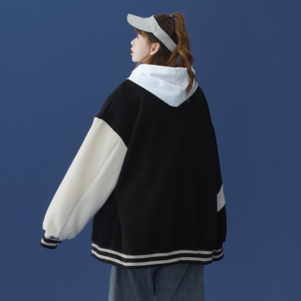 Baseball Uniform Women Original Niche Design Sense Sweater Jacket