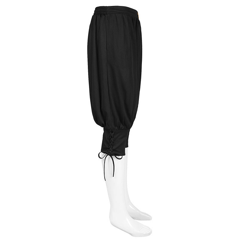 Trousers Ankle Strap Casual Pants Men