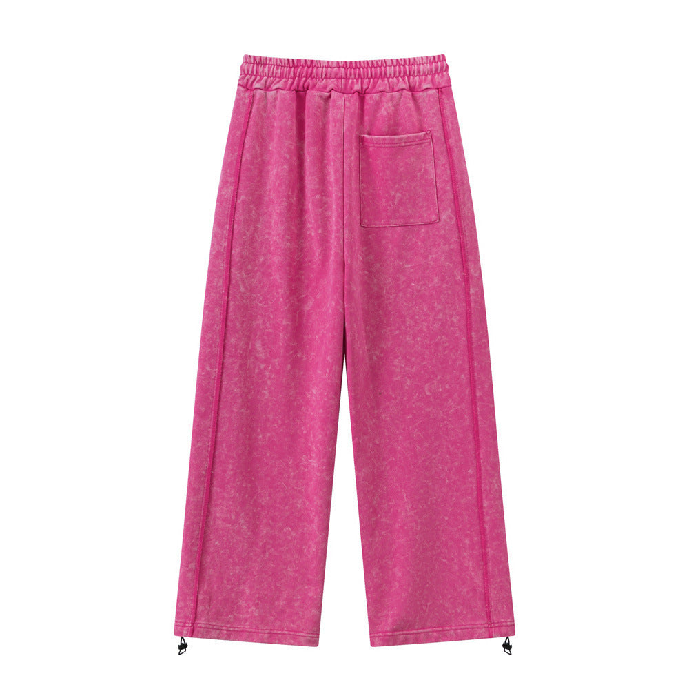 Washed And Worn Leisure Men Trousers