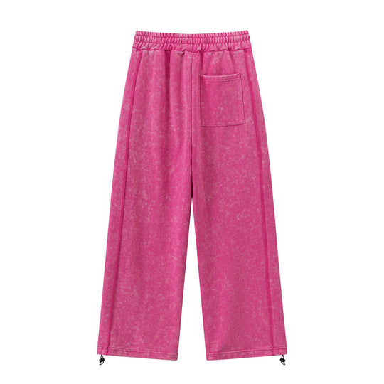 Washed And Worn Leisure Men Trousers