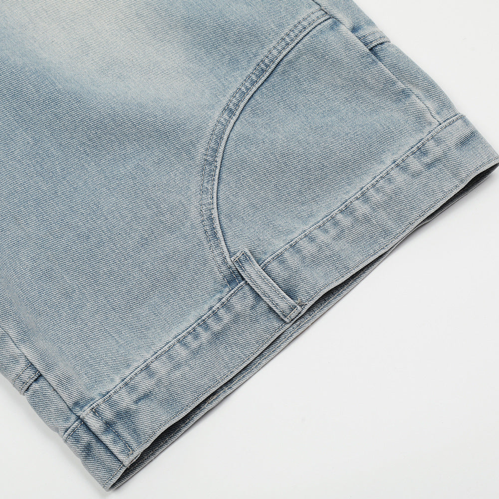 Fashion Work Clothes Denim Shorts Men