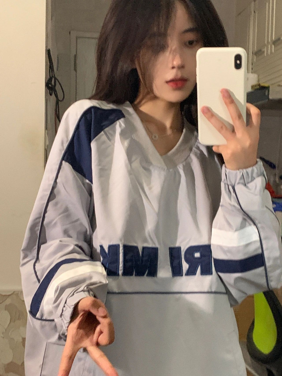 American Long Sleeve Jacket For Women And Baseball Uniform