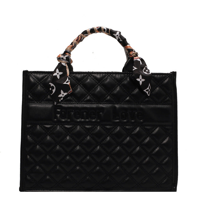 Fashion Retro Atmosphere Silk Scarf Handbag