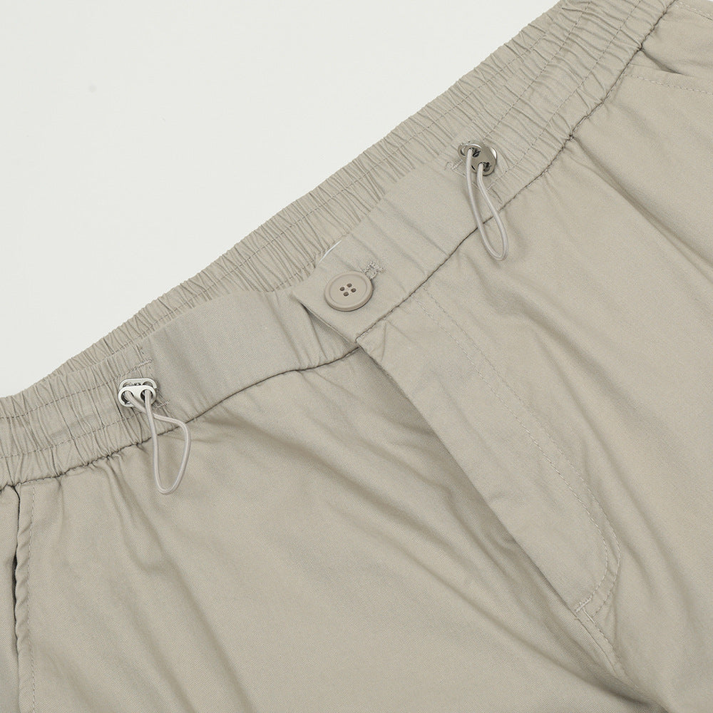 Loose Wide-leg Workwear Trousers For Men