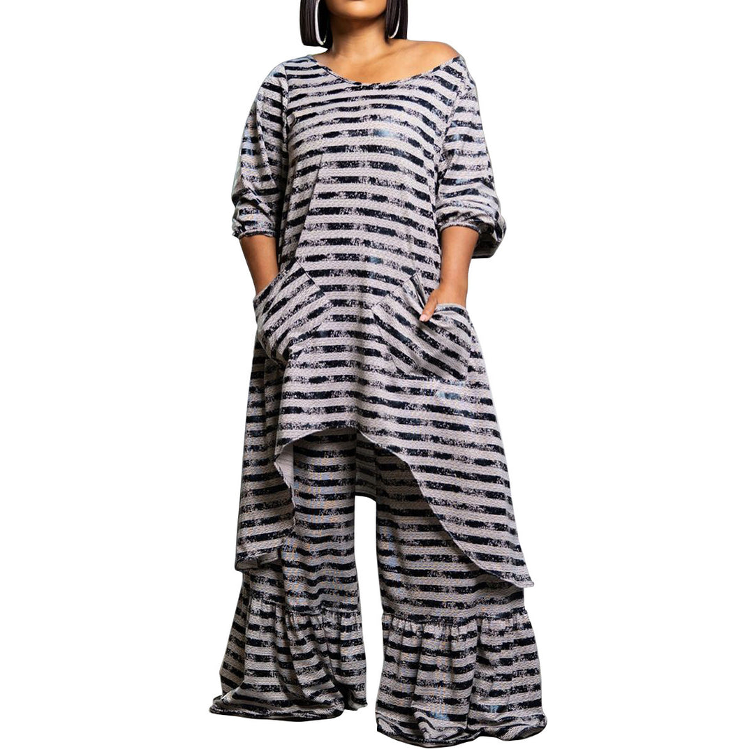 Women's Fashion Plus Size Irregular Suit