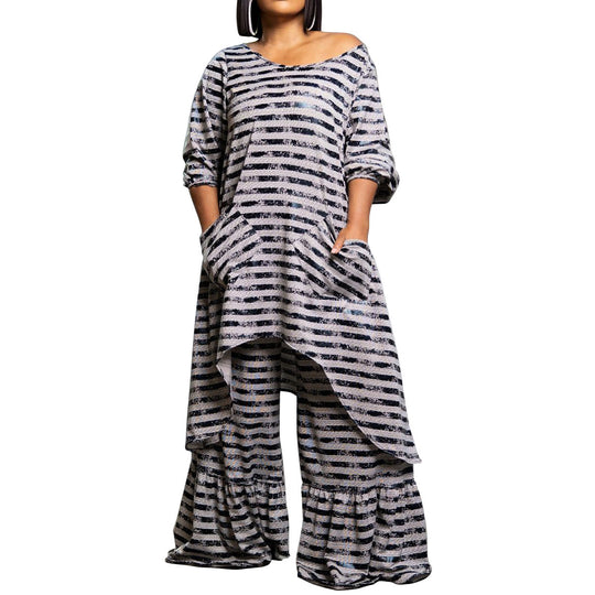 Women's Fashion Plus Size Irregular Suit