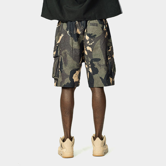 Camouflage Shorts For Men Overalls Loose Trendy Casual