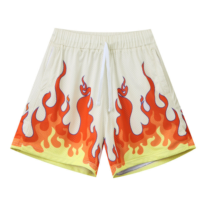 American Shorts Four-point Flame Men