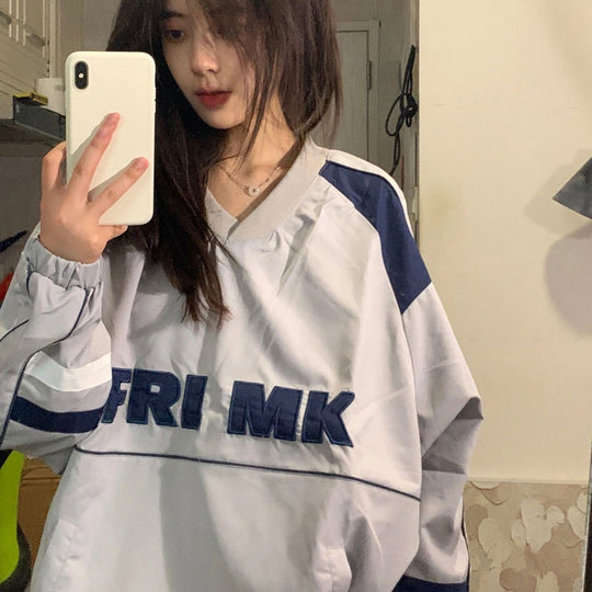 American Long Sleeve Jacket For Women And Baseball Uniform