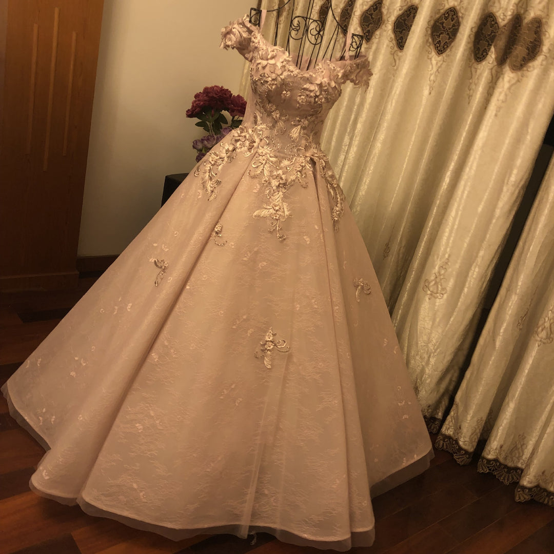 Princess Wedding Dress Bride Wedding Toast