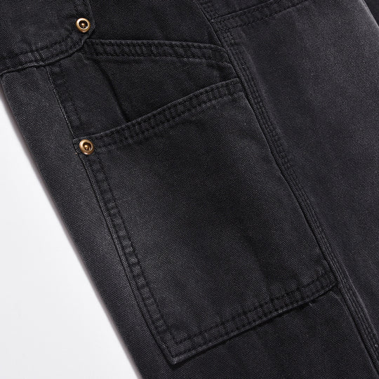 Washing Water Denim Straight-leg Trousers Men