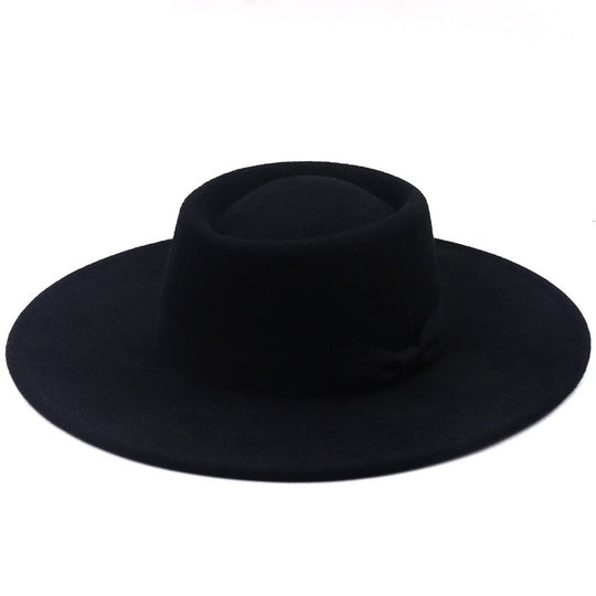 Top Hat Men And Women Concave Black Top Hat Felt Hat