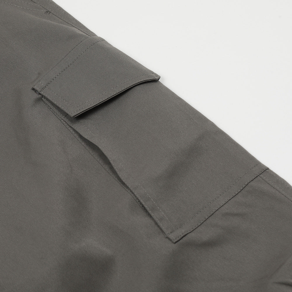 Workwear Straight Casual Trousers For Men