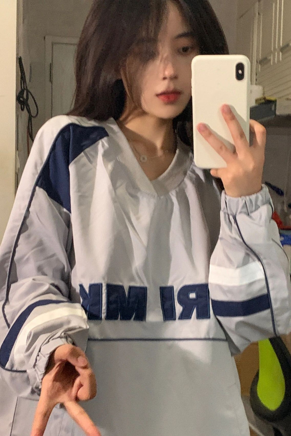 American Long Sleeve Jacket For Women And Baseball Uniform