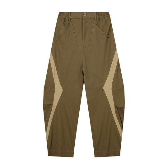 Fashion Stitching Loose Cool Trousers Men