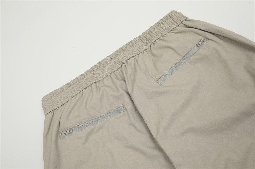 Loose Wide-leg Workwear Trousers For Men