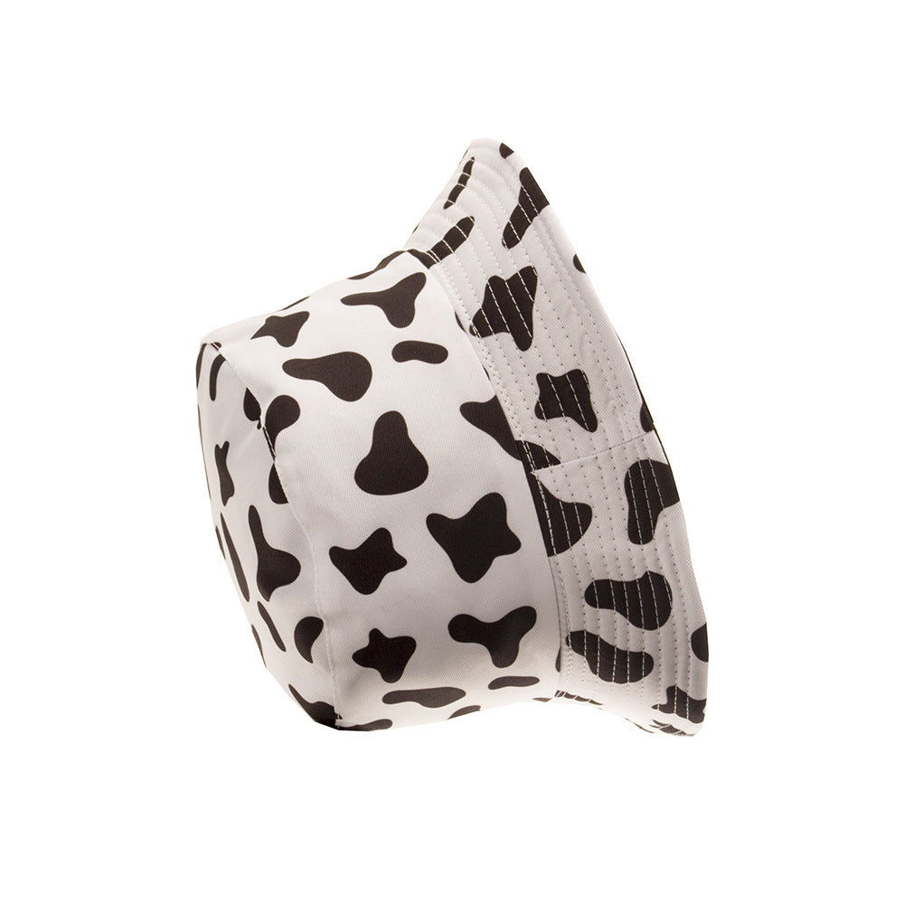 Cow Fisherman Hat Double-sided Men And Women