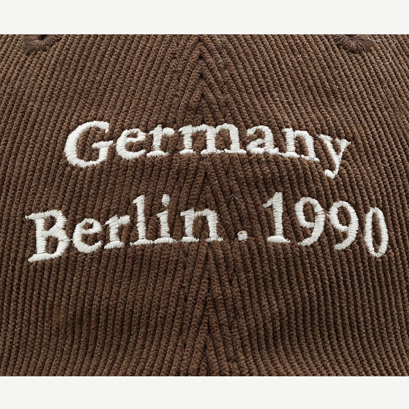 Men And Women Fashion Wide Eaves Corduroy Baseball Hat
