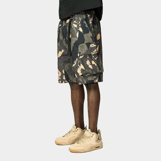 Camouflage Shorts For Men Overalls Loose Trendy Casual