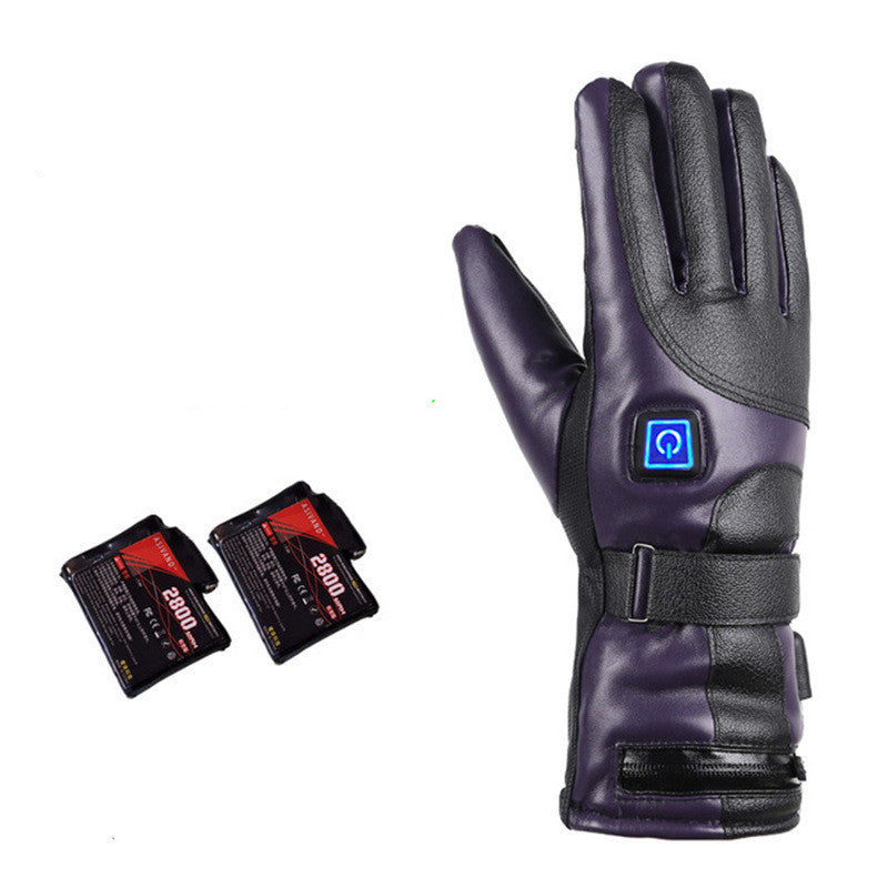Lithium battery electric heating gloves for men and women