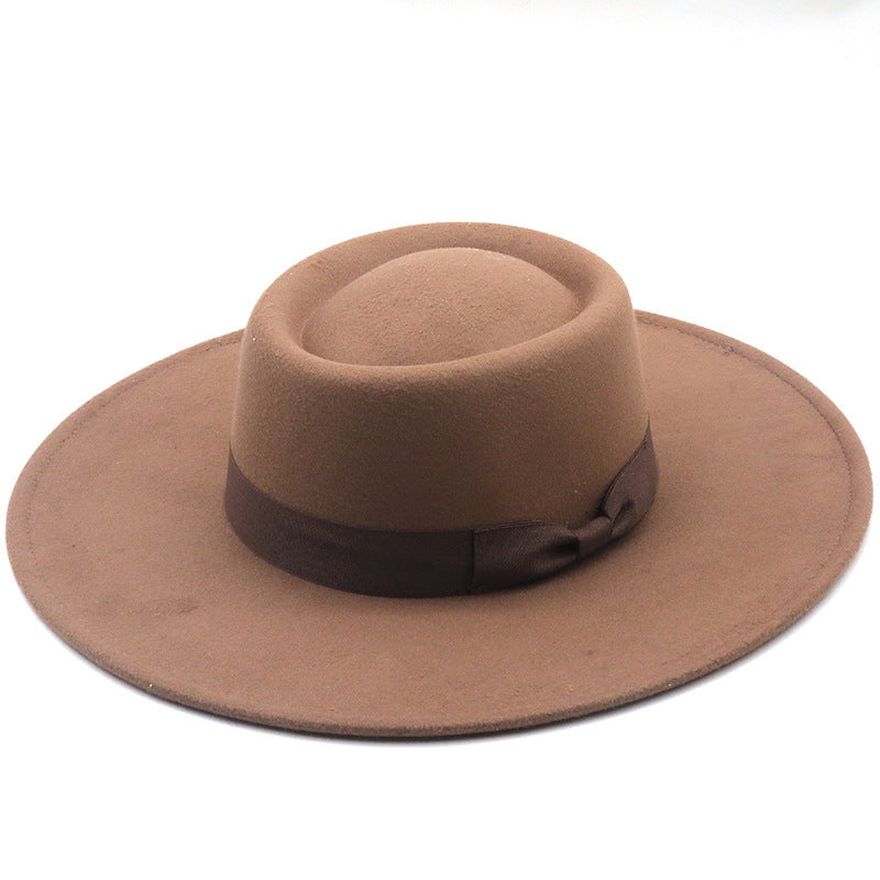 Top Hat Men And Women Concave Black Top Hat Felt Hat