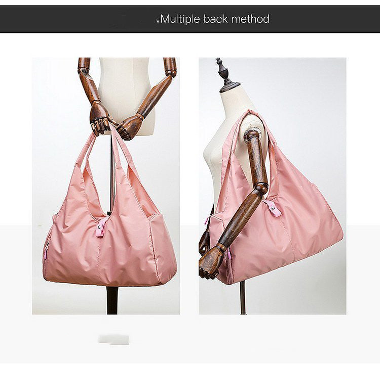 Dry wet separation fitness bag
