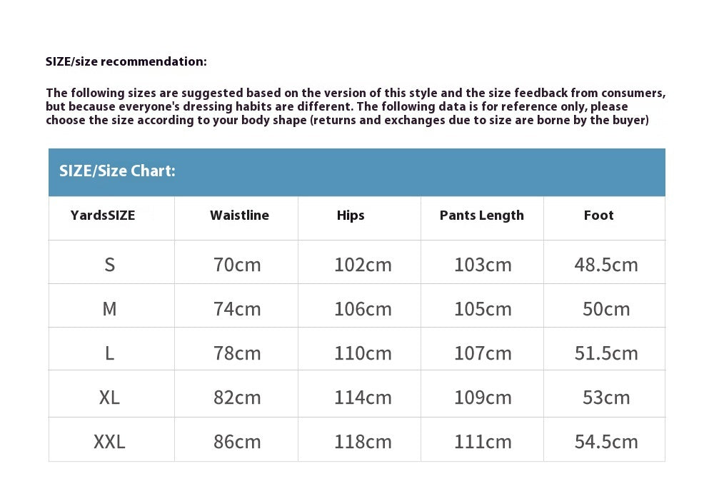 Fashion Personality Wide Leg Trousers Men