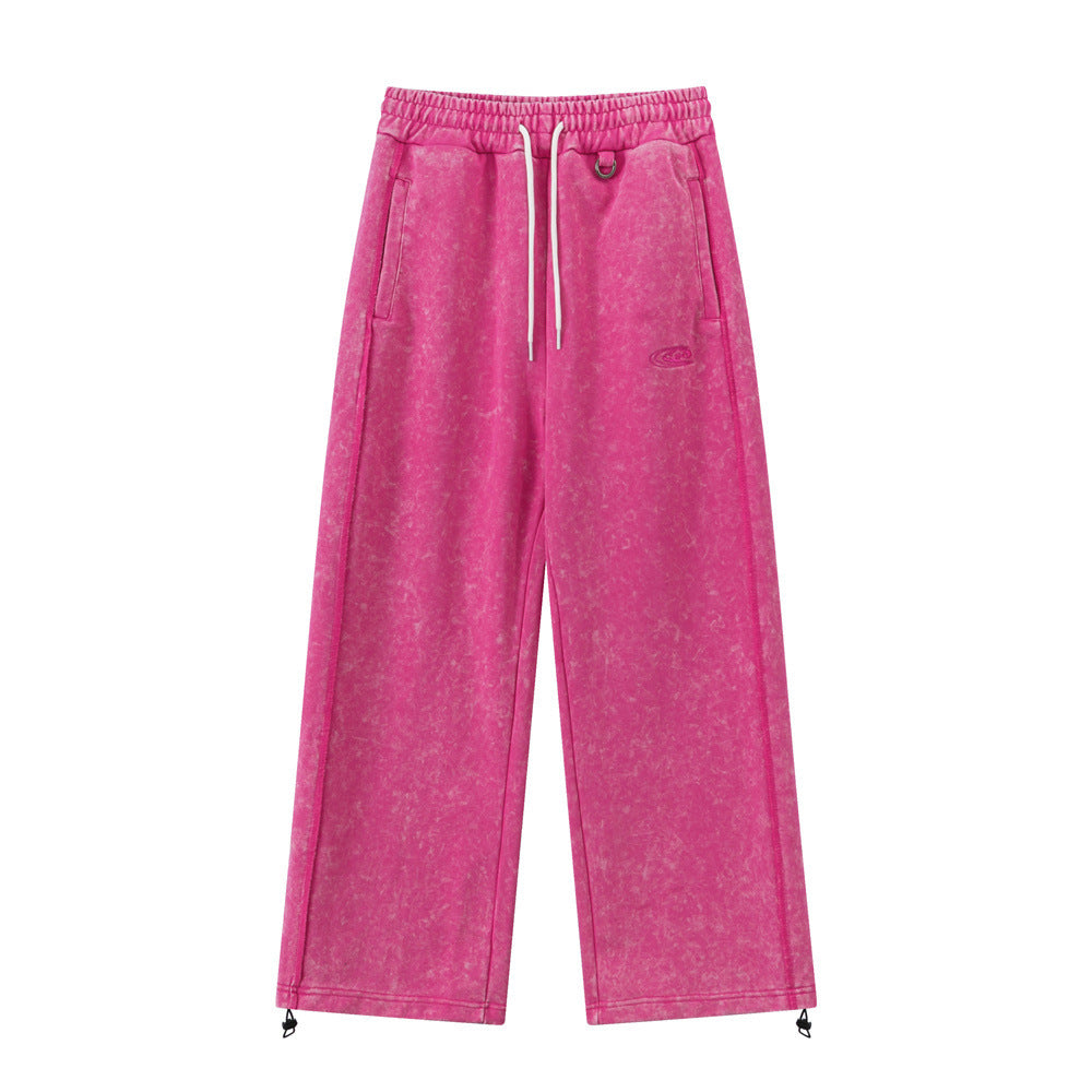 Washed And Worn Leisure Men Trousers