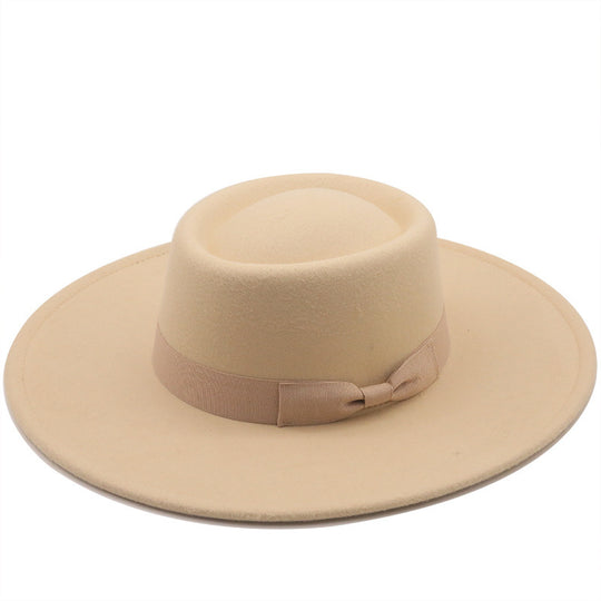 Top Hat Men And Women Concave Black Top Hat Felt Hat