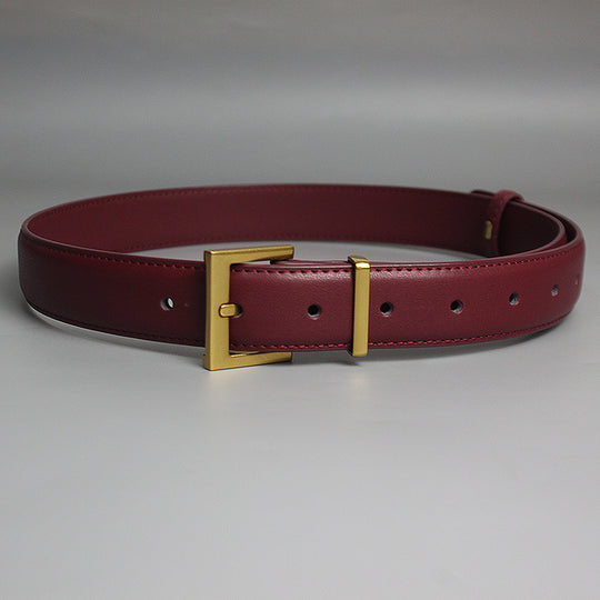 Women's Leather Versatile Jeans Belt