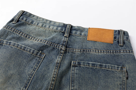 Distressed Trousers American High Street Trendy Men