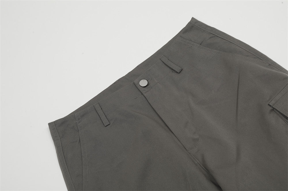 Workwear Straight Casual Trousers For Men