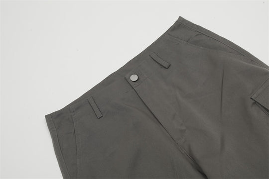 Workwear Straight Casual Trousers For Men