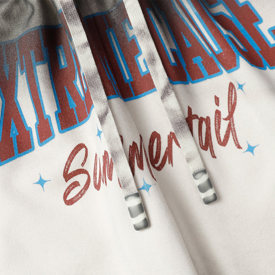 Fashion Gradient Tie-dye Loose Shorts Men