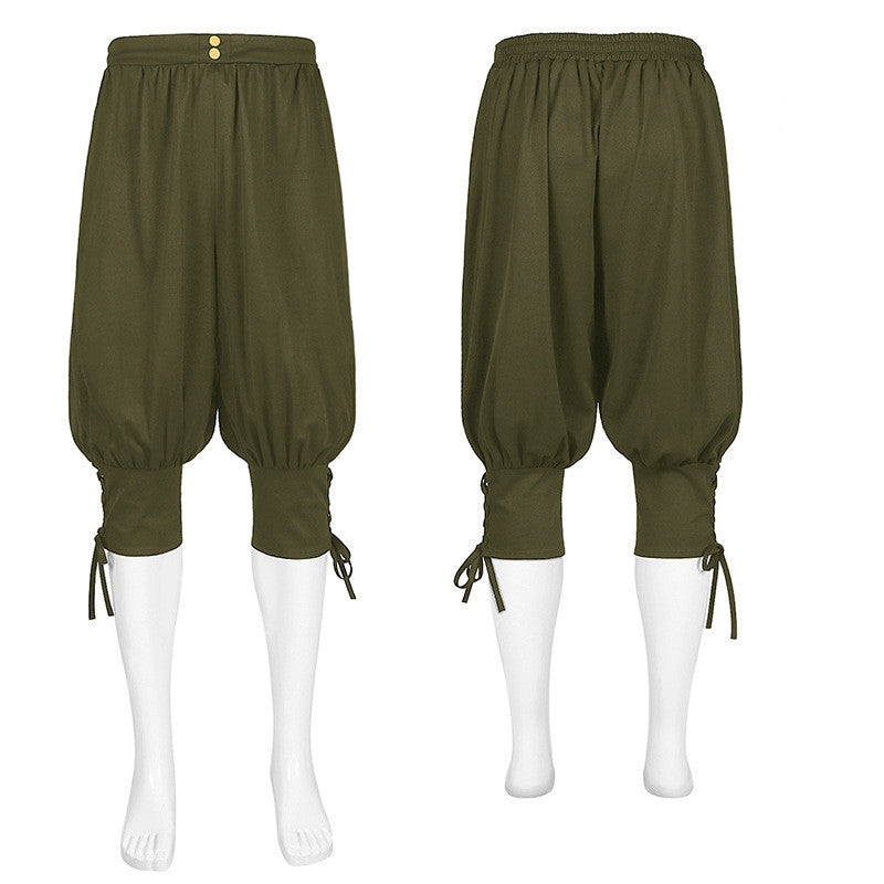 Trousers Ankle Strap Casual Pants Men