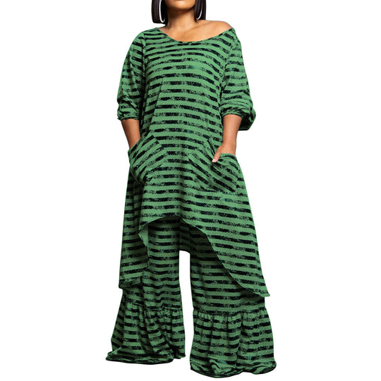 Women's Fashion Plus Size Irregular Suit