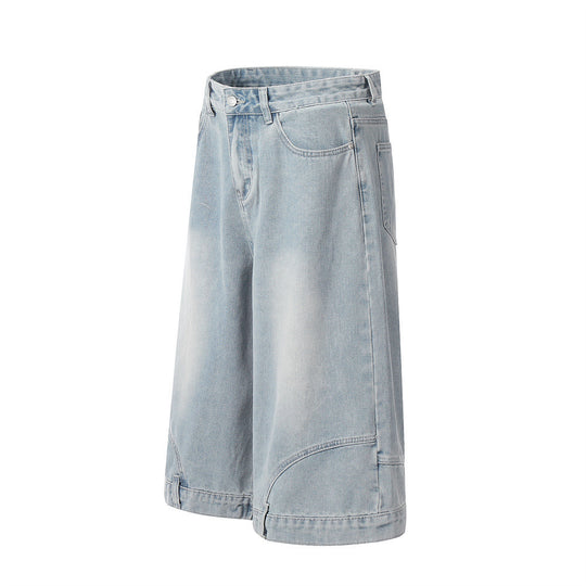 Fashion Work Clothes Denim Shorts Men