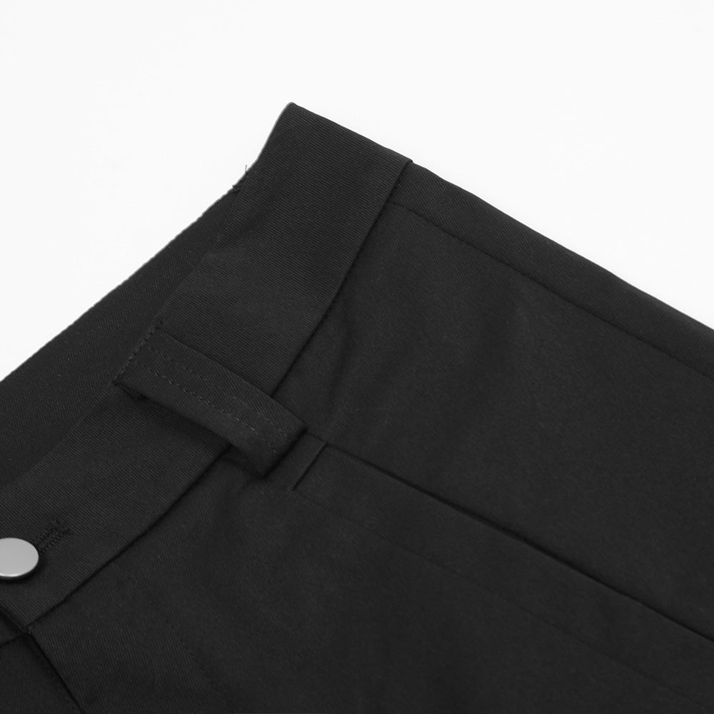 Fashion Solid Color Casual Trousers Men