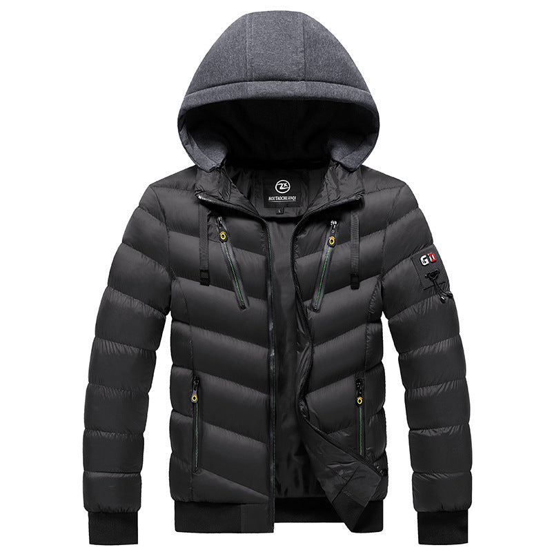 Men's Cotton Winter Hooded Jacket