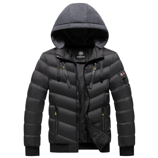 Men's Cotton Winter Hooded Jacket