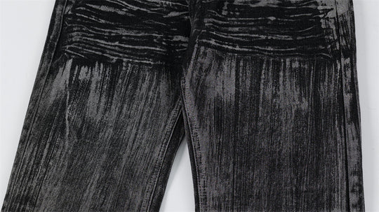 Tie Dye Fashionable Denim Trousers Men