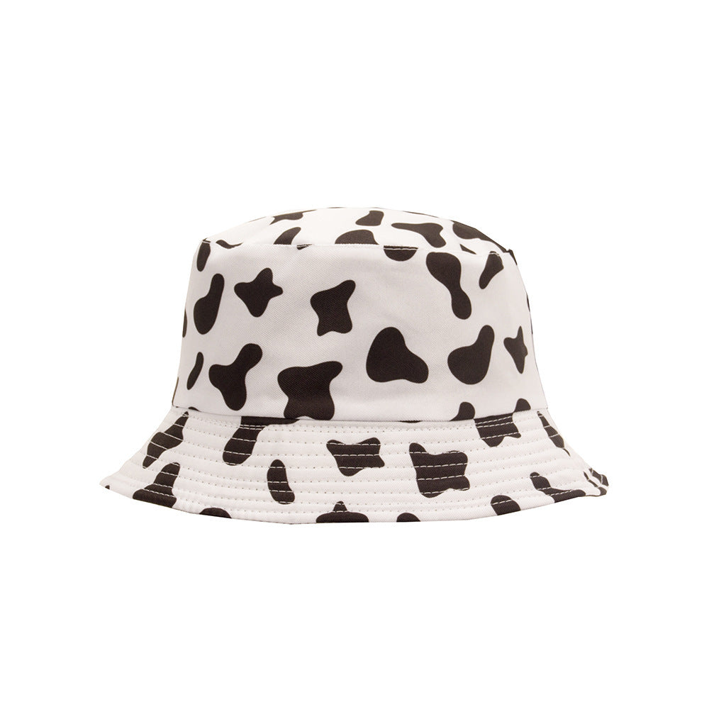 Cow Fisherman Hat Double-sided Men And Women